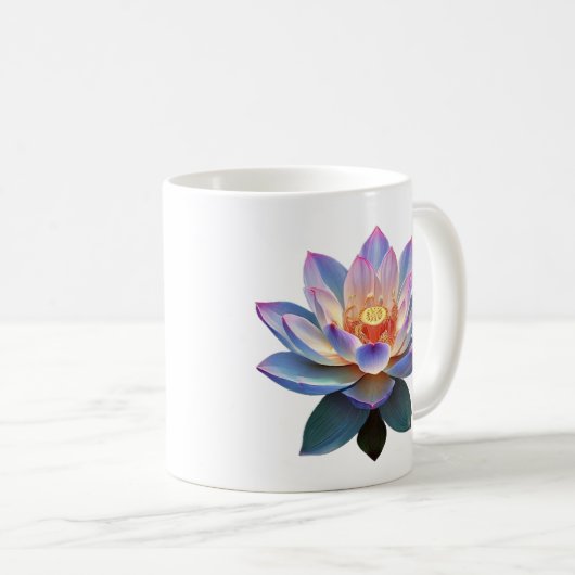 Lotus Blossom Meditatie Mok (Voorkant rechts)