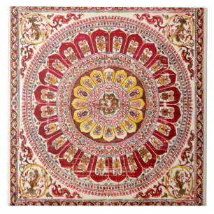 Lotus Blossom Petal uit het oude India Tegeltje