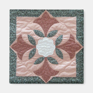 Lotus Blossom Quilt Magneet