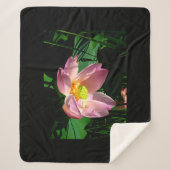 Lotus Blossom Sherpa Deken (Voorkant)