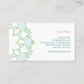 Lotus Blossom Visitekaartje (Achterkant)