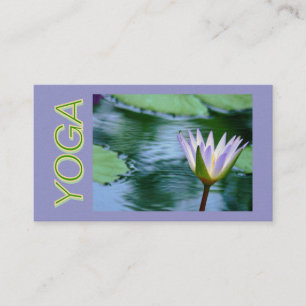 LOTUS BLOSSOM YOGA INSTRUCTION CARTE DE VISITE (PH
