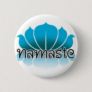 Lotus Blue Ronde Button 5,7 Cm
