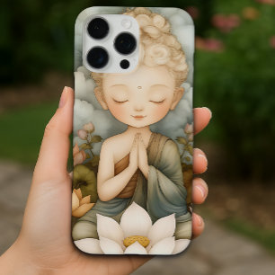 Lotus Buddha Art Mindful Zen Mediation iPhone 16 Pro Max Hoesje