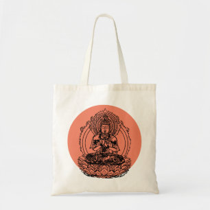 Lotus Buddha Tote Bag