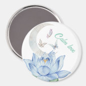 Lotus & Butfly Mariage Magnet (Recto/Verso)