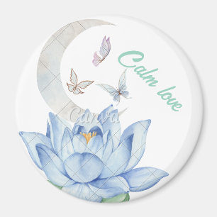 Lotus & Butfly Mariage Magnet