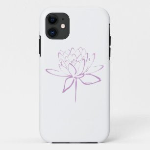 Lotus Calligraphy (Lavendel) iPhone 11 Hoesje