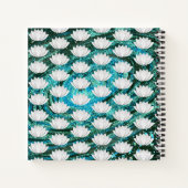 Lotus Carnet bleu vert Galaxy (Dos)