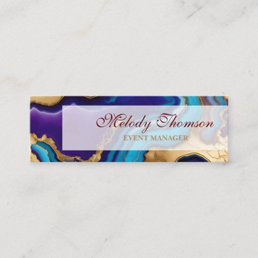 Lotus, Carte de visite, Taille : Mini, 7,6 cm x 2, (Devant)