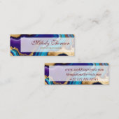 Lotus, Carte de visite, Taille : Mini, 7,6 cm x 2, (Devant / Derrière)