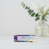 Lotus, Carte de visite, Taille : Mini, 7,6 cm x 2, (Debout devant)