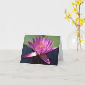 Lotus Carte pour notes (Fleur jaune)