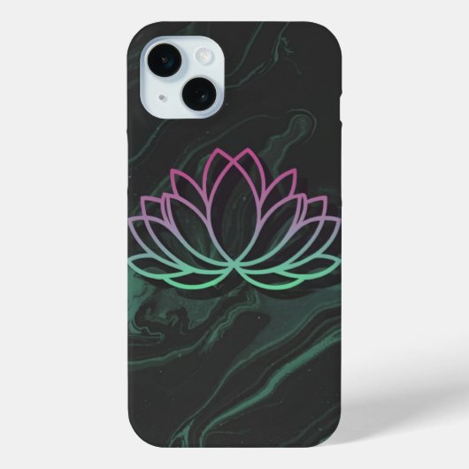 Lotus Design Mindfulness iPhone Case (Achterkant)