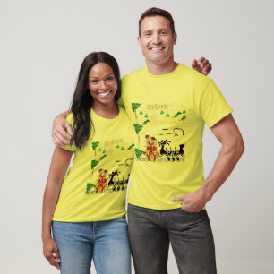 Lotus Draken Geest geel T-shirt