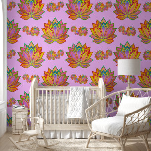 Lotus dromen liefhebben behang