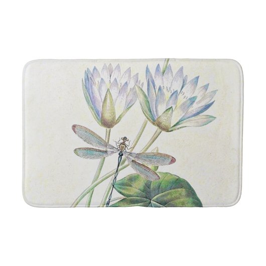Lotus en dragonfly badmat (Voorkant)