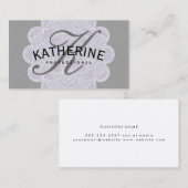 Lotus en Swirl Pattern Visitekaartje (Voorkant / Achterkant)