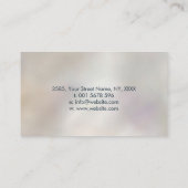 Lotus en Yin Yang Visitekaartje (Achterkant)