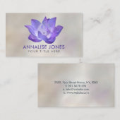 Lotus en Yin Yang Visitekaartje (Voorkant / Achterkant)