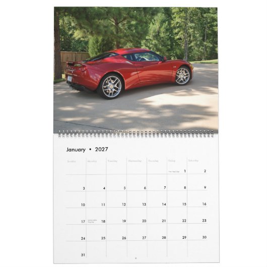 Lotus Evora 2011 Kalender (Jan 2027)