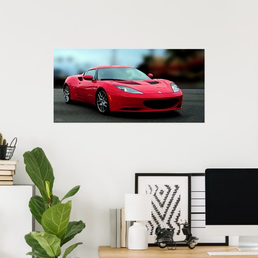 LOTUS EVORA POSTER (Bureau à domicile)