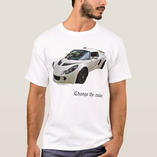 Lotus Exige - changez les règles - T-shirt (Devant)