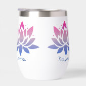 Lotus fleur texte personnalisé (Droite)