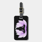 Lotus Flower Bagagelabel (Voorkant verticaal)