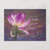 Lotus Flower Briefkaart (Voorkant)