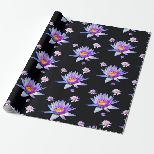 Lotus Flower Cadeaupapier (Uitgerold)