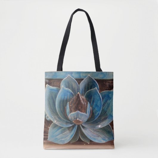 Lotus Flower Canvas tas (Voorkant)
