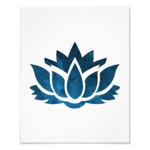Lotus Flower Foto Afdruk