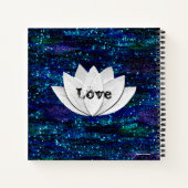 Lotus Flower Galaxy Carnet (Dos)