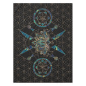 Lotus flower - Geometry Sacred Tafelkleed (Voorkant)