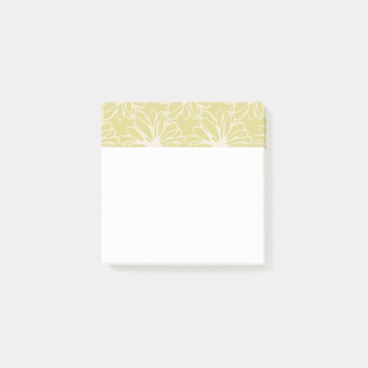Lotus Flower Green Post-it Note (Devant)