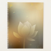 Lotus Flower Hardcover Daily Planner (Voorkant)