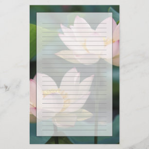 Lotus flower in bloesem, China Briefpapier