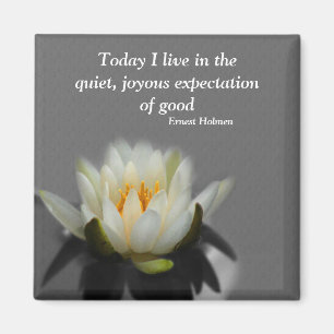 Lotus Flower Inspirerend Quote Magnet Magneet