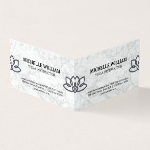 Lotus Flower Marged   Yoga-leraar   Yoga Studio Visitekaartjes