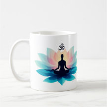 Lotus Flower Meditatie Mok met Spirituele tekst