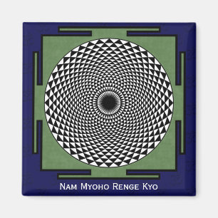 Lotus flower meditation-wiel magneet