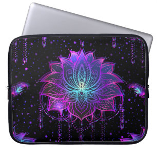 Lotus Flower naadloos symbool Laptop Sleeve