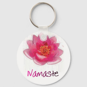 Lotus Flower "Namaste" Yoga Gifts Sleutelhanger