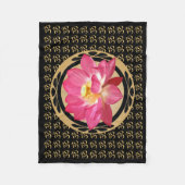 Lotus Flower Om Fleece Blanket 30"x40" Deken (Voorkant)