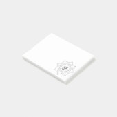 Lotus Flower Om Symbol Tekening Post-it Notes (Schuin)