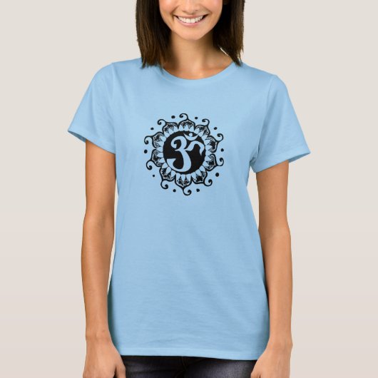 Lotus Flower Om T-shirt (Voorkant)