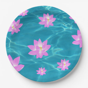 Lotus Flower Papieren Bordje