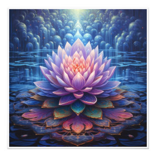 Lotus Flower Photo Print Foto Afdruk