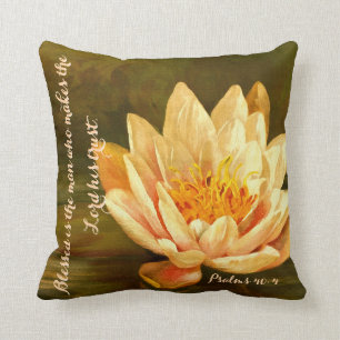 Lotus Flower Psalms 40 Sierkussen